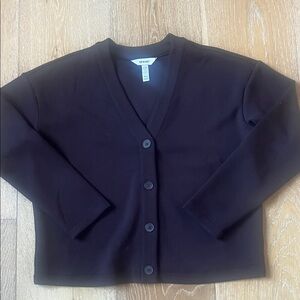 SPANX chocolate brown air essentials cardigan sz s